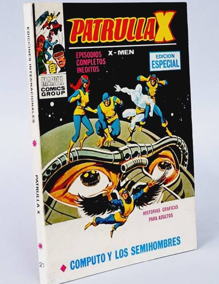 EXCELENTE PATRULLA X 21 COMPUTO Y LOS SEMIHOMBRES TACO COMICS MARVEL EDICIONES VERTICE