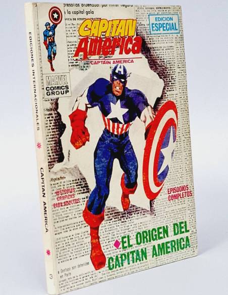 CAPITÁN AMERICA 3 EL ORIGEN TACO COMICS MARVEL EDICIONES VERTICE MUY BUEN ESTADO
