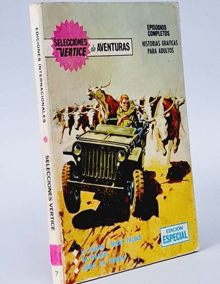 SELECCIONES VERTICE 7 SHERIFF MALAS PULGAS TACO CÓMICS EDICIONES VERTICE MUY BUEN ESTADO