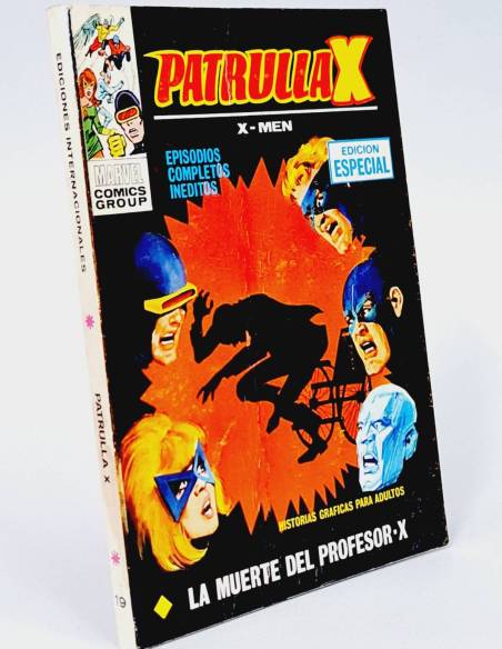 PATRULLA X 19 LA MUERTE DEL PROFESOR X TACO COMICS MARVEL EDICIONES VERTICE MUY BUEN ESTADO