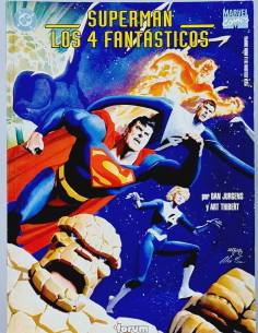 EXCELENTE SUPERMAN LOS 4 FANTÁSTICOS CROSSOVER CÓMICS...