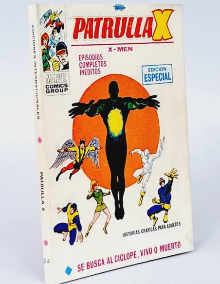CASI EXCELENTE PATRULLA X 24 SE BUSCA AL CICLOPE TACO COMICS MARVEL EDICIONES VERTICE