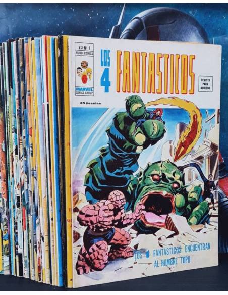 COLECCIÓN COMPLETA LOS 4 FANTASTICOS COMICS MARVEL VERTICE VOL3 VOL.3 MUY BUEN ESTADO