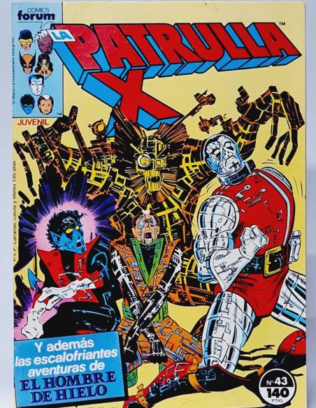 EXCELENTE LA PATRULLA X 43 FORUM CÓMICS MARVEL VOL1 VOLUMEN VOL.1