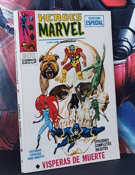 EXCELENTE ESTADO HEROES MARVEL 6 VÍSPERAS DE MUERTE TACO EDICIONES VERTICE