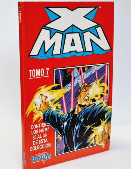 EXCELENTE X MAN 35 AL 39 TOMO 7 RETAPADO COMICS FORUM MARVEL