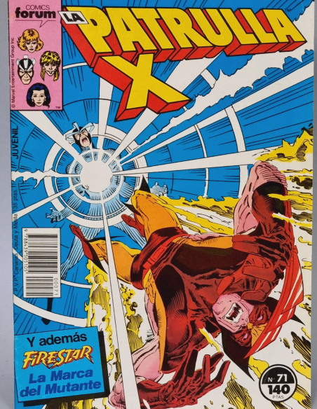 CASI EXCELENTE LA PATRULLA X 71 FORUM CÓMICS MARVEL VOL1 VOLUMEN VOL.1