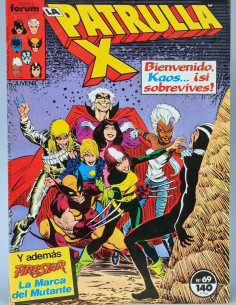 CASI EXCELENTE LA PATRULLA X 69 FORUM CÓMICS MARVEL VOL1...