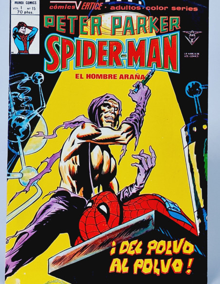 EXCELENTE PETER PARKER 15 SPIDER-MAN CÓMICS VERTICE MARVEL SPIDERMAN