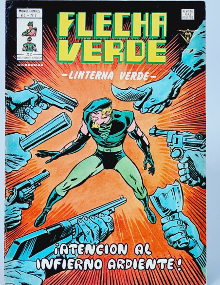FLECHA VERDE 4 LINTERNA CÓMICS VERTICE MARVEL ATENCIÓN AL INFIERNO MUY BUEN ESTADO