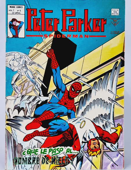 PETER PARKER 9 SPIDER-MAN CÓMICS VERTICE MARVEL SPIDERMAN HOMBRE DE HIELO MUY BUEN ESTADO