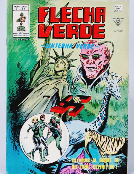 EXCELENTE FLECHA VERDE 6 ESTAMOS AL BORDE CÓMICS VERTICE MARVEL
