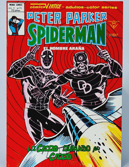 DE KIOSCO PETER PARKER 14 SPIDER-MAN CÓMICS VERTICE EL CIEGO MARVEL SPIDERMAN