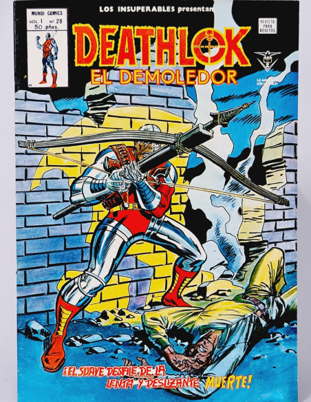 EXCELENTE LOS INSUPERABLES 28 DEATHLOK CÓMICS VERTICE MARVEL EL SUAVE DESFILE