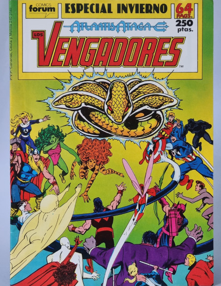 EXCELENTE LOS VENGADORES ESPECIAL INVIERNO EXTRA COMICS FORUM MARVEL 1989
