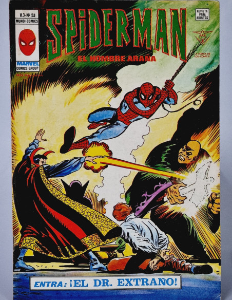 SPIDERMAN 53 DR EXTRAÑO CÓMICS SPIDER-MAN VERTICE MARVEL VOL3 VOL.3 VOLUMEN MUY BUEN ESTADO