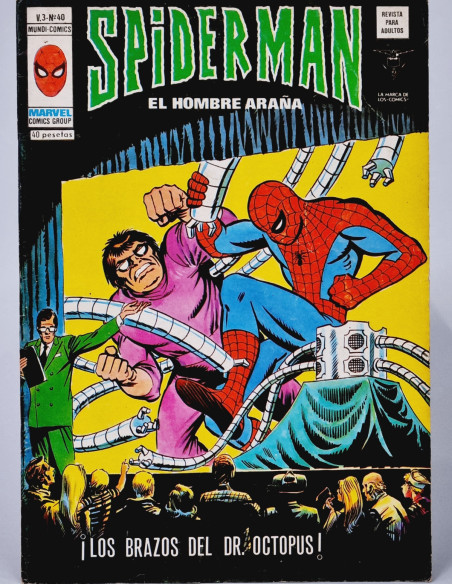 SPIDERMAN 40 LOS BRAZOS CÓMICS SPIDER-MAN VERTICE MARVEL VOL3 VOL.3 VOLUMEN MUY BUEN ESTADO