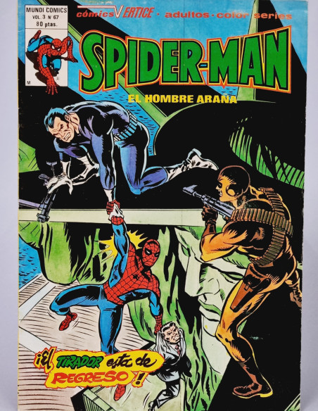 CASI EXCELENTE SPIDERMAN 67 EL TIRADOR VOL3 CÓMICS SPIDER-MAN VERTICE MARVEL VOL.3 VOLUMEN