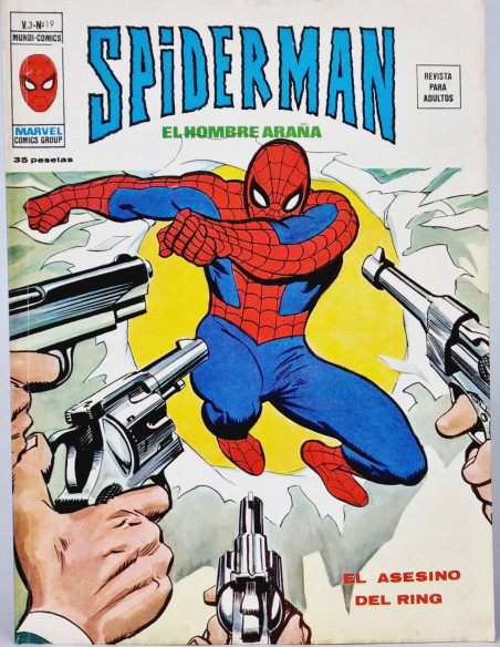 DE KIOSCO SPIDERMAN 19 EL ASESINO DEL RING VOL3 CÓMICS SPIDER-MAN VERTICE MARVEL VOL.3 VOLUMEN