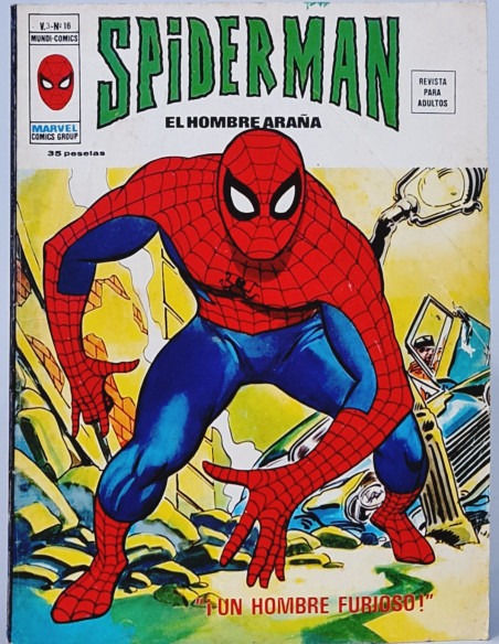SPIDERMAN 16 UN HOMBRE FURIOSO CÓMICS SPIDER-MAN VERTICE MARVEL VOL3 VOL.3 VOLUMEN MUY BUEN ESTADO