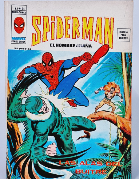 SPIDERMAN 24 EL BUITRE CÓMICS SPIDER-MAN VERTICE MARVEL VOL3 VOL.3 VOLUMEN MUY BUEN ESTADO