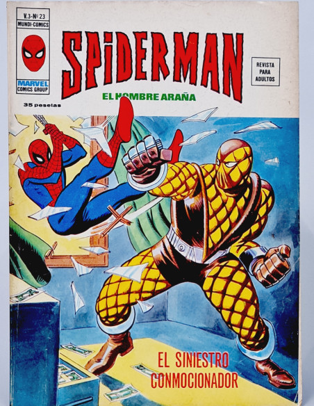 SPIDERMAN 23 EL SINIESTRO CÓMICS SPIDER-MAN VERTICE MARVEL VOL3 VOL.3 VOLUMEN MUY BUEN ESTADO