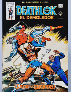 LOS INSUPERABLES 27 DEATHLOK CÓMICS VERTICE MARVEL SALDO...