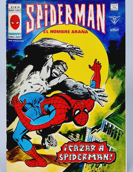 SPIDERMAN 54 CAZAR CÓMICS SPIDER-MAN VERTICE MARVEL VOL3 VOL.3 VOLUMEN BUEN ESTADO