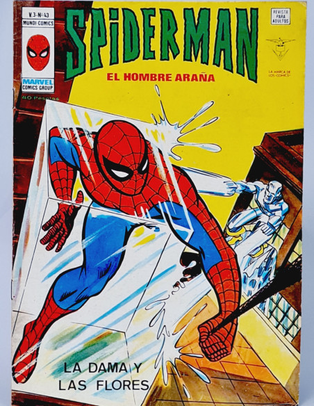 SPIDERMAN 43 LA DAMA Y LAS FLORES CÓMICS SPIDER-MAN VERTICE MARVEL VOL3 VOL.3 VOLUMEN BUEN ESTADO