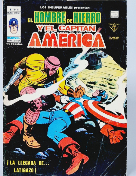 LOS INSUPERABLES 16 LA LLEGADA DE LATIGAZO CÓMICS VERTICE MARVEL NORMAL ESTADO