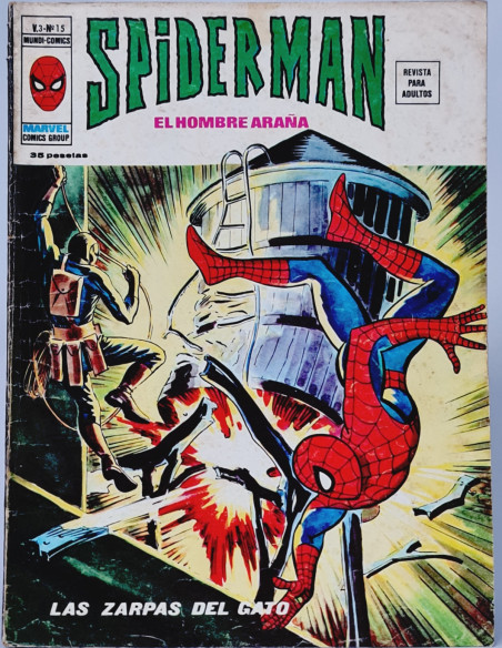 SPIDERMAN 15 LAS ZARPAS DEL GATO SPIDER-MAN CÓMICS VERTICE MARVEL VOL3 VOL.3 VOLUMEN NORMAL ESTADO