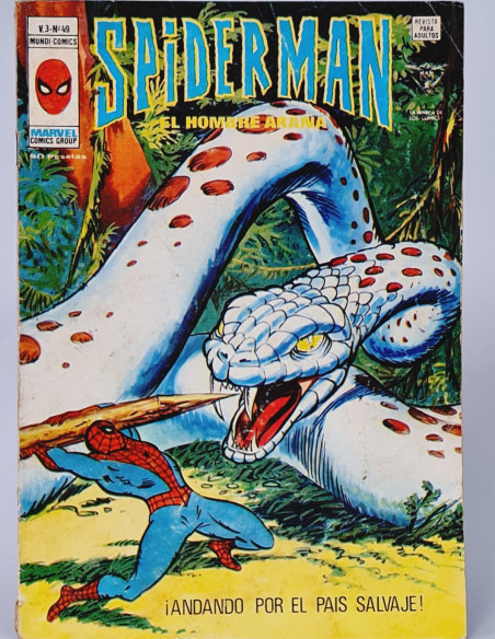 SPIDERMAN 49 PAIS SALVAJE SPIDER-MAN CÓMICS VERTICE MARVEL VOL3 VOL.3 VOLUMEN NORMAL ESTADO