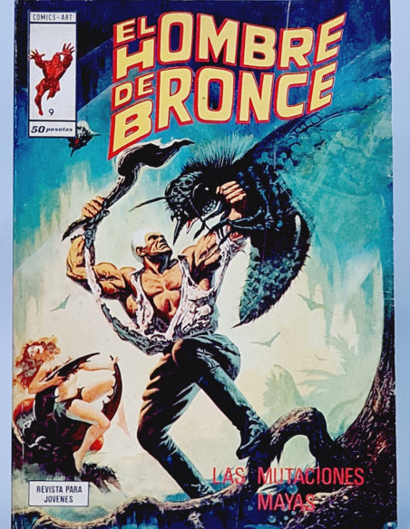 EL HOMBRE DE BRONCE 9 DOC SAVAGE CÓMICS VERTICE MARVEL MUY BUEN ESTADO