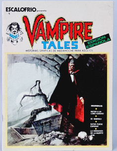ESCALOFRÍO 1 VAMPIRE TALES CÓMICS VERTICE MARVEL MUY BUEN...