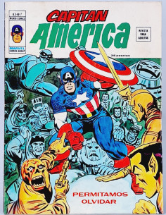 CAPITÁN AMÉRICA 7 OLVIDAR VOL3 CÓMICS VERTICE MARVEL...
