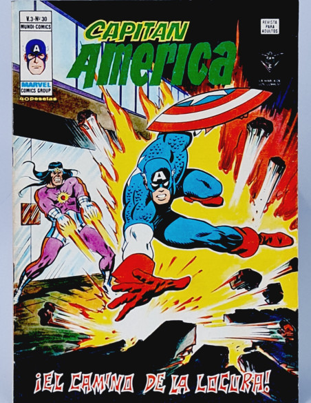 CAPITÁN AMÉRICA 30 EL CAMINO VOL3 CÓMICS VERTICE MARVEL VOLUMEN VOL.3 MUY BUEN ESTADO