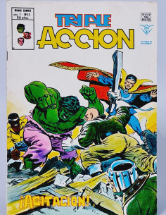 CASI EXCELENTE TRIPLE ACCIÓN 12 AGITACIÓN CÓMICS VERTICE...
