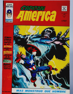 CASI EXCELENTE CAPITÁN AMÉRICA 18 MÁS MONSTRUO QUE HOMBRE...