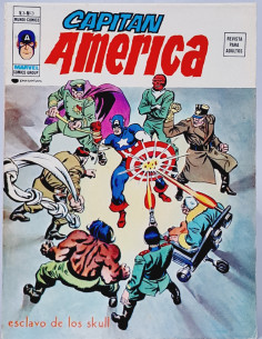 CÓMIC EXCELENTE CAPITÁN AMÉRICA 3 ESCLAVOS DE LOS SKULL...