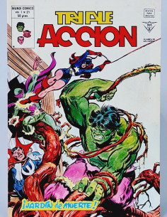 CÓMIC EXCELENTE TRIPLE ACCIÓN 21 JARDÍN DE MUERTE VERTICE...