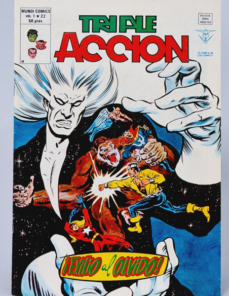 CÓMIC EXCELENTE TRIPLE ACCIÓN 22 EXILIO AL OLVIDO VERTICE MARVEL VOL3 VOL.3 VOLUMEN