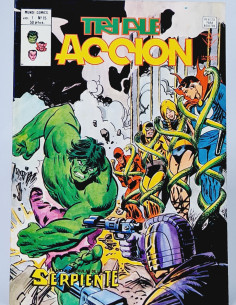 CÓMIC EXCELENTE TRIPLE ACCIÓN 15 SERPIENTE VERTICE MARVEL...
