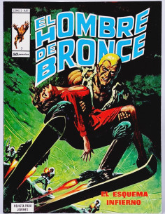 CÓMIC DE KIOSCO EL HOMBRE DE BRONCE 3 EL ESQUEMA INFIERNO...