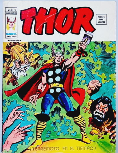 CÓMIC THOR 23 TERREMOTO EN EL TIEMPO VOL2 EDICIONES VERTICE MARVEL VOL.2 VOLUMEN MUY BUEN ESTADO