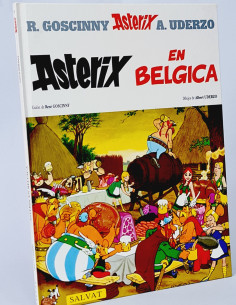 CÓMIC DE KIOSCO ASTÉRIX Y OBELIX 24 EN BÉLGICA SALVAT UDERZO