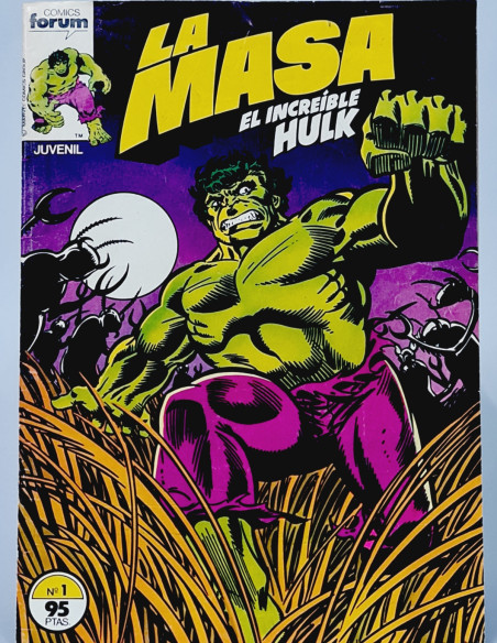 CÓMIC LA MASA 1 SIN PÓSTER FORUM MARVEL MUY BUEN ESTADO