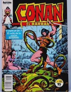 CÓMIC CONAN EL BARBARO 33 FORUM MARVEL MUY BUEN ESTADO