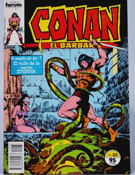 CÓMIC CONAN EL BARBARO 33 FORUM MARVEL MUY BUEN ESTADO