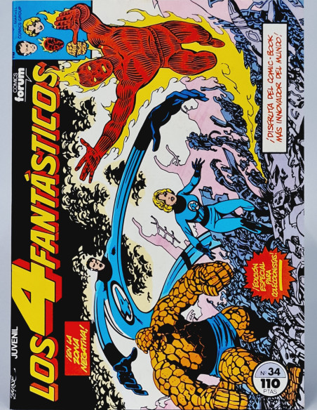 CÓMIC EXCELENTE LOS 4 FANTÁSTICOS 34 FORUM MARVEL VOL1 VOL.1 VOLUMEN