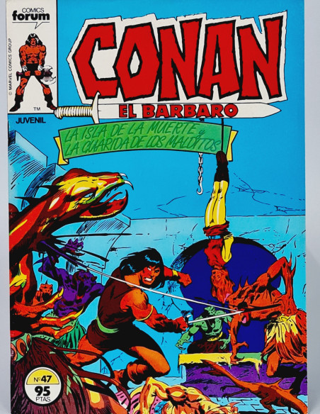 CÓMIC EXCELENTE CONAN EL BARBARO 47 FORUM MARVEL VOL1 VOL.1 VOLUMEN